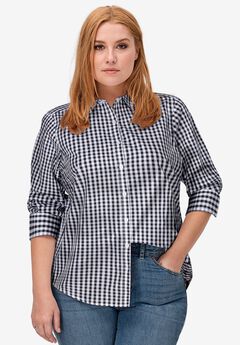 Plus Size Black Dress Shirts