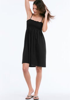 Smocked Bodice Tank Dress