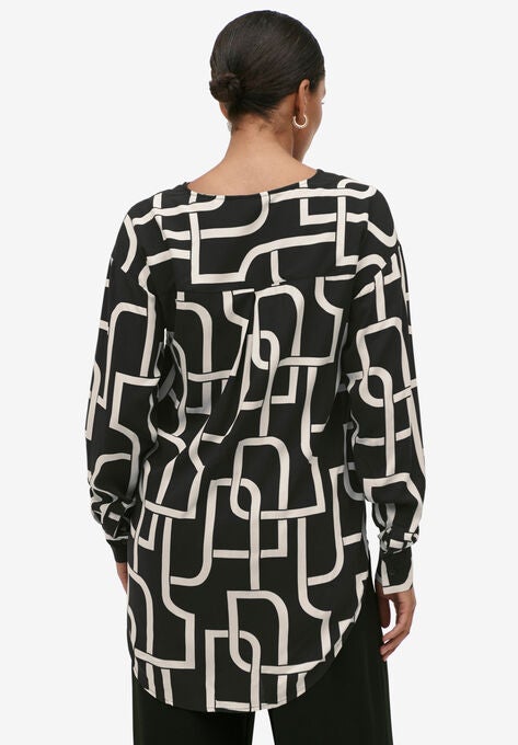 Notch V-Neck Tunic, , on-hover image number null