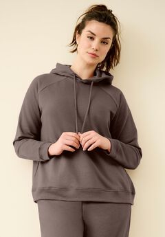 Hooded Fleece Boxy Sweatshirt
