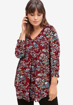 Inverted Front Pleat Tunic