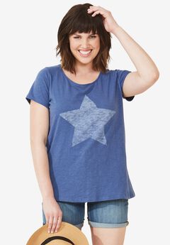 Plus Size Cute Graphic Tees