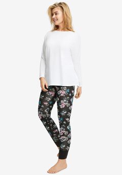 Plus Size Jersey Leggings