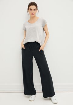 Plus Size Black Sweatpants