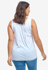 Lace Trim Tank, , on-hover image number null