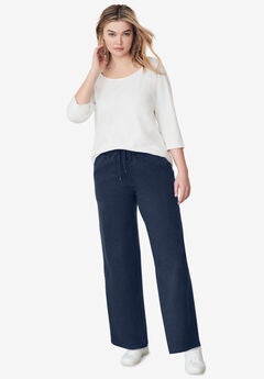 Wide Leg French Terry Sweatpant