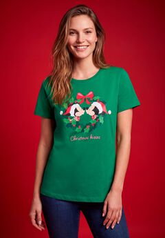 Xmas Kisses Crewneck Tee
