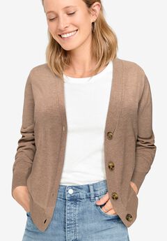 Plus Size Brown Sweaters
