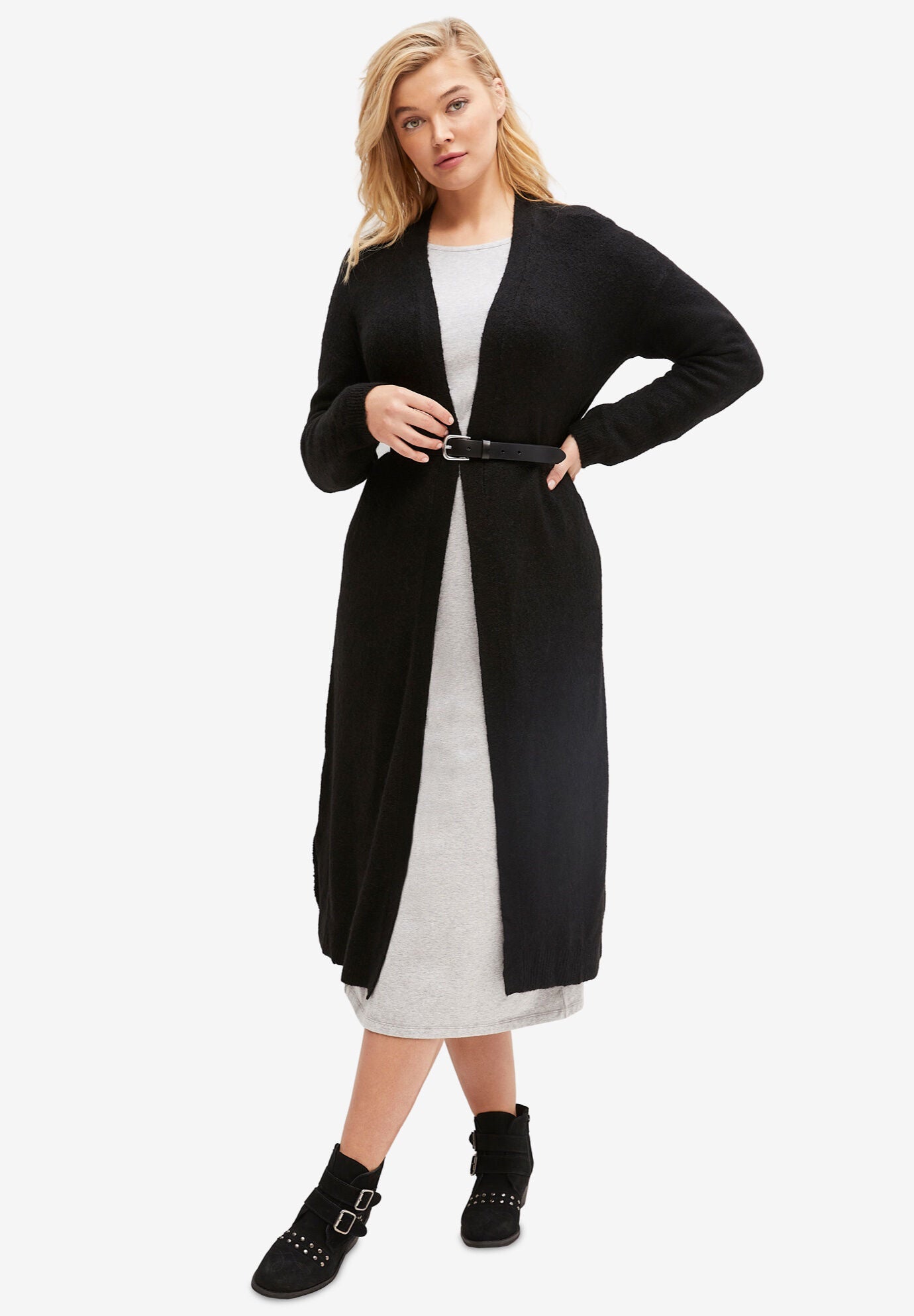 Duster length cardigan clearance