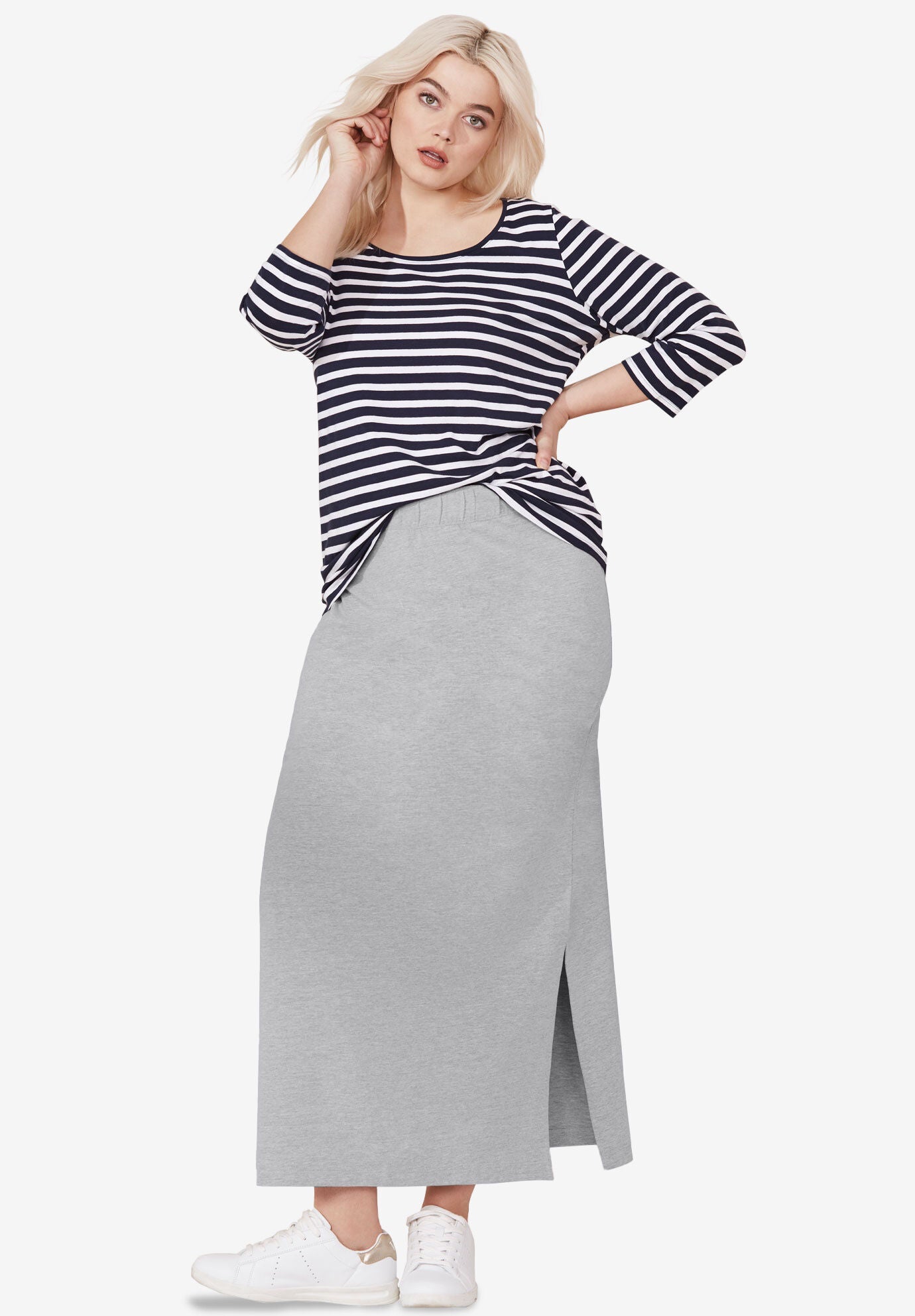 Woman within online maxi skirts