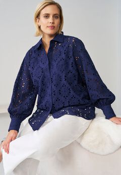 Plus Size Patterned Blouses