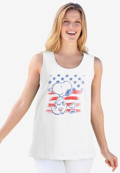 Red, White & Blue Snoopy Flag Tee