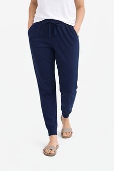 French Terry Drawstring Elastic Waistband Jogger