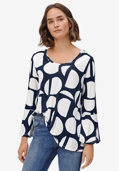 Bell Sleeve A-Line Knit Tunic