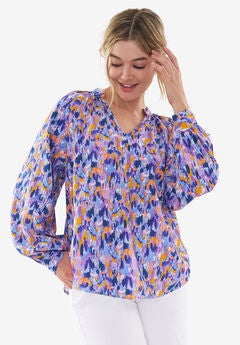 Plus Size Sheer Blouses