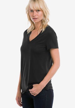 Drapey V-Neck Tee