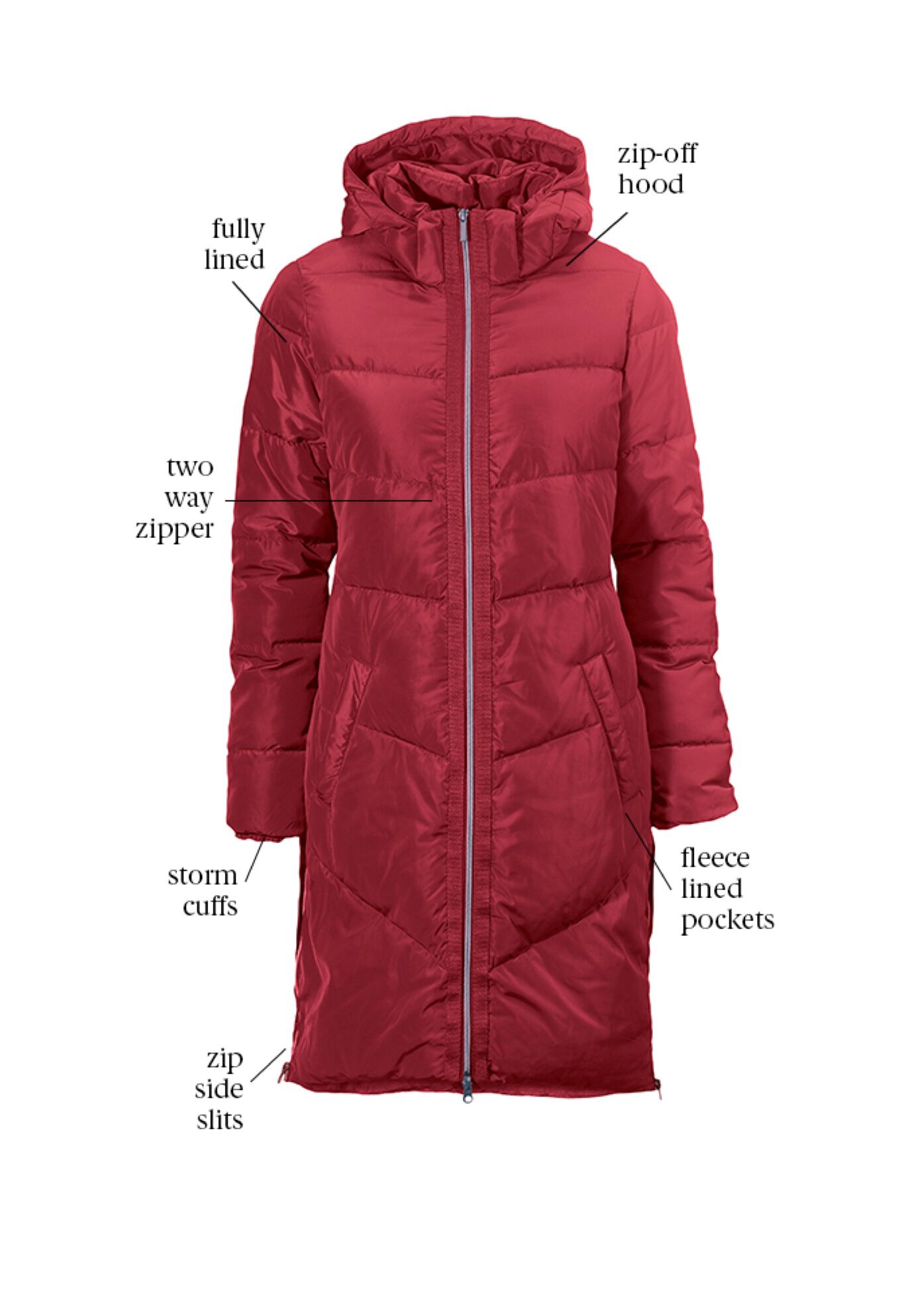 Long puffa jackets womens 2025