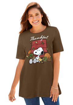 Peanuts Snoopy Thankful Tee