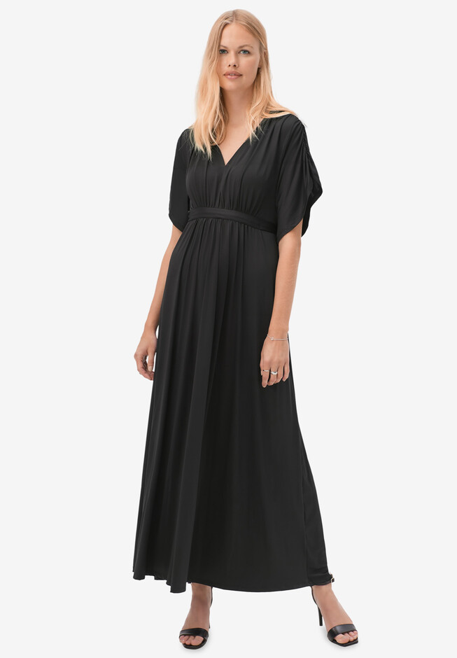 Knit Tie-Back Maxi | Woman Within