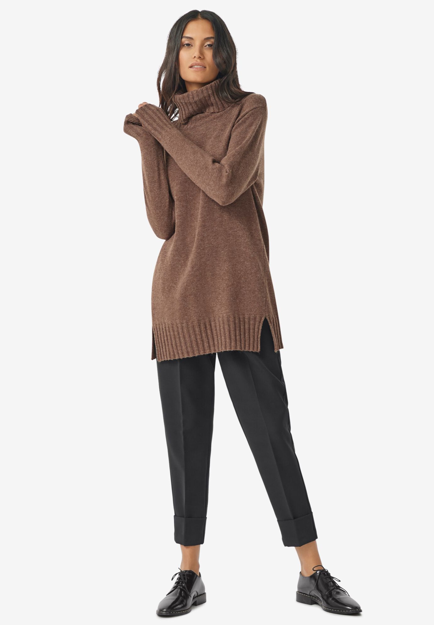 Woman cheap within turtleneck