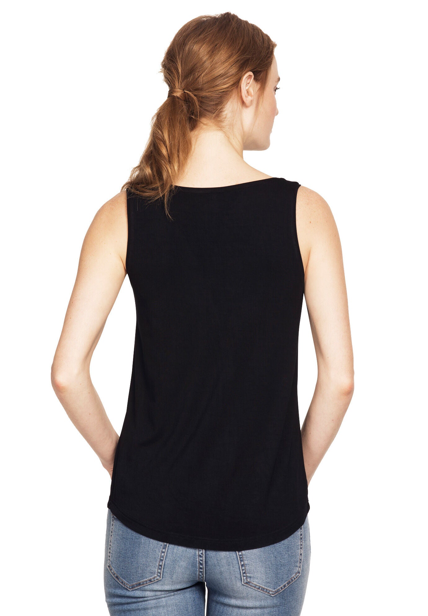 A-line Tank, BLACK, on-hover image number 1