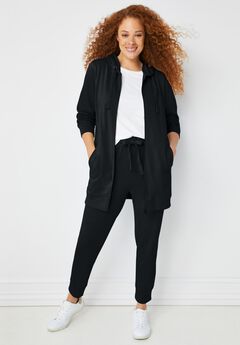 Plus Size Black Sweatpants