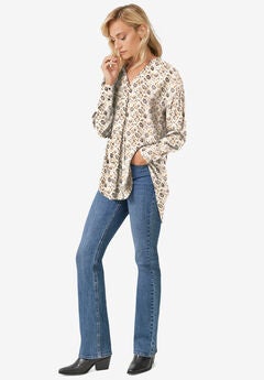 Notch V-Neck Tunic