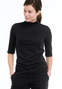 Mock Neck Tee