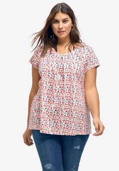 Twisted V-neck Tee