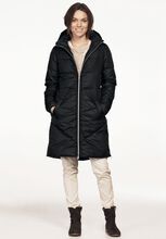 Long Puffer Coat, BLACK
