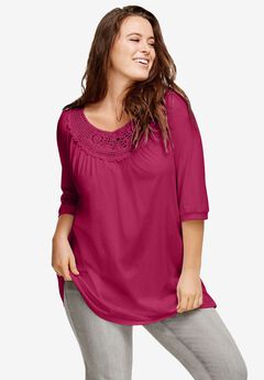 Plus Size Red Blouses