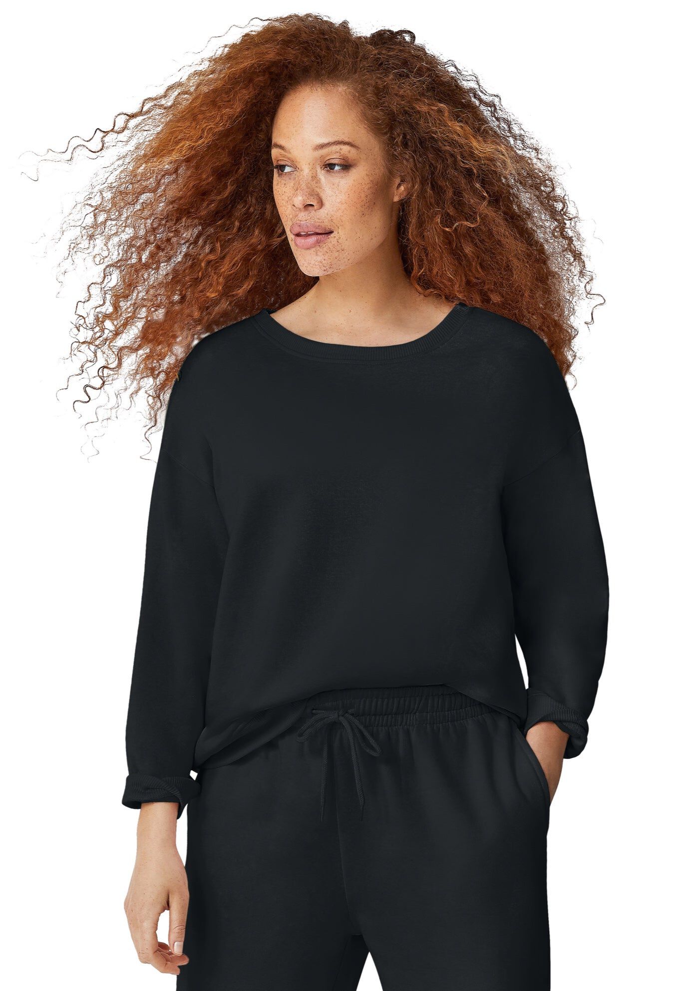 Boxy Fleece Sweatshirt