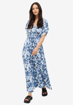 Knit Tie-Back Maxi