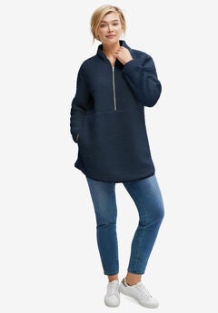 Half-Zip Sherpa Pullover
