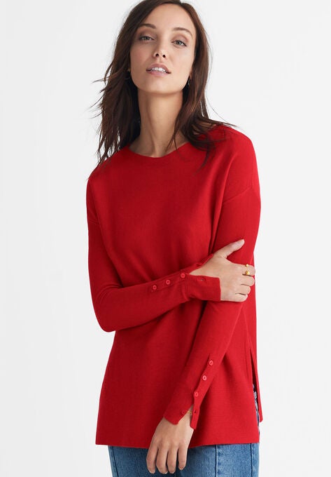Boatneck Sweater Tunic, , alternate image number null