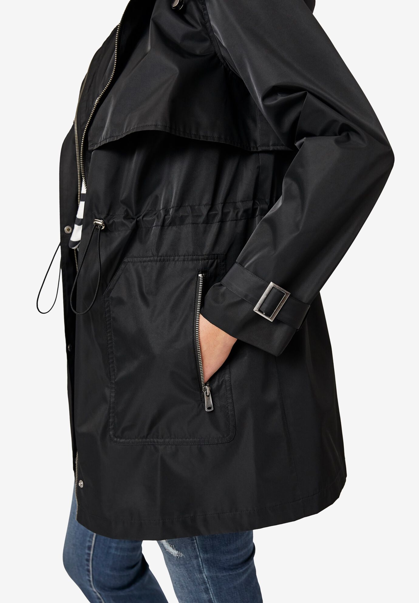 Hooded Anorak Jacket, , alternate image number 2