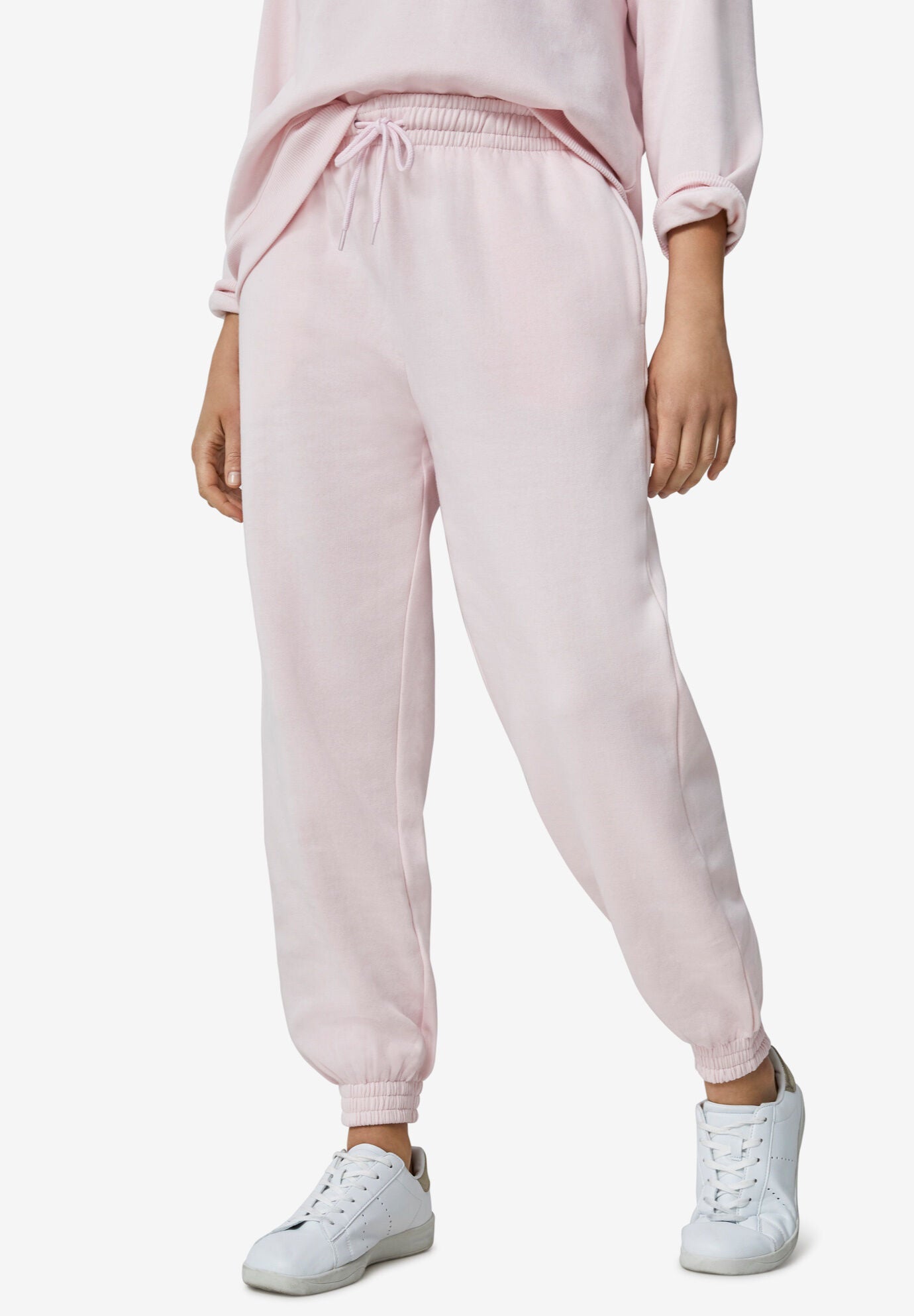 Woman shop within sweatpants