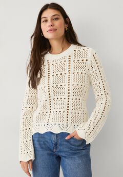 Open Work Pullover