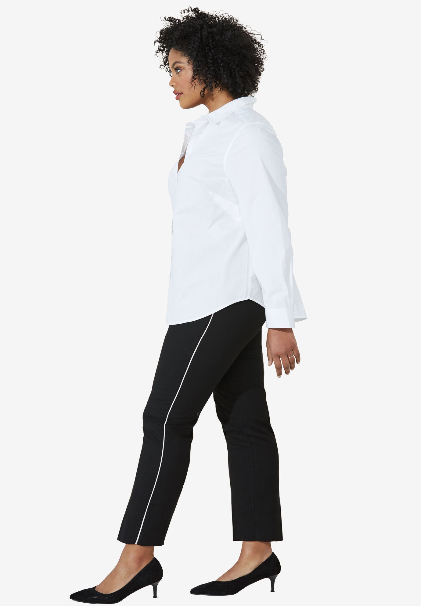 woman within dress pants