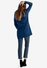 Lace Trim Sweatshirt Tunic, , on-hover image number 1