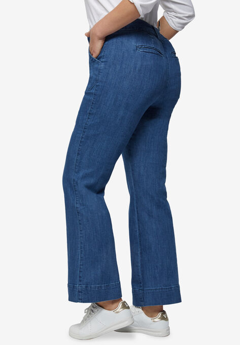 High-Waist Wide Leg Jeans, , on-hover image number null