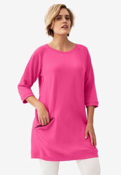 Plus Size Raglan Sleeve Tops