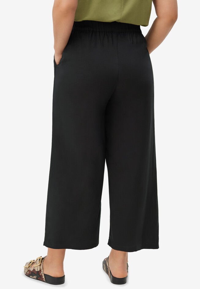Cropped Soft Pants, , on-hover image number null
