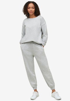 Plus Size Grey Sweatpants
