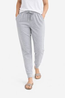 French Terry Drawstring Elastic Waistband Jogger