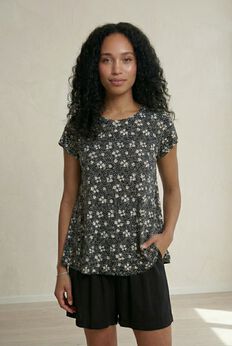 Relaxed Fit Elastic Waistband Stretch Jersey Shorts