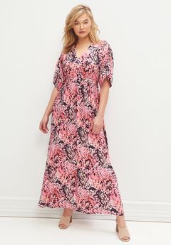 Knit Tie-Back Maxi