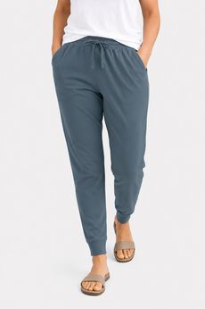 French Terry Drawstring Elastic Waistband Jogger