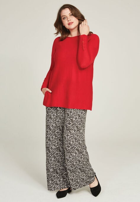 Boatneck Sweater Tunic, , alternate image number null