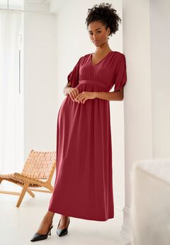 Knit Tie-Back Maxi